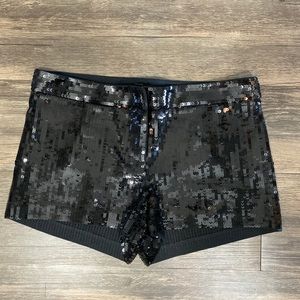 COPY - Black Sequin Shorts by Express